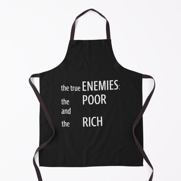 Item preview, True Enemies Social Commentary Typography Print designed and sold by cabana.space.