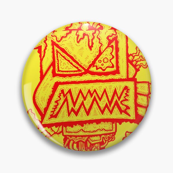 Item preview, Robot 42 Improvisation Red on Yellow designed and sold by Honney-Bayes.