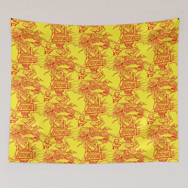 Item preview, Robot 42 Improvisation Red on Yellow designed and sold by Honney-Bayes.