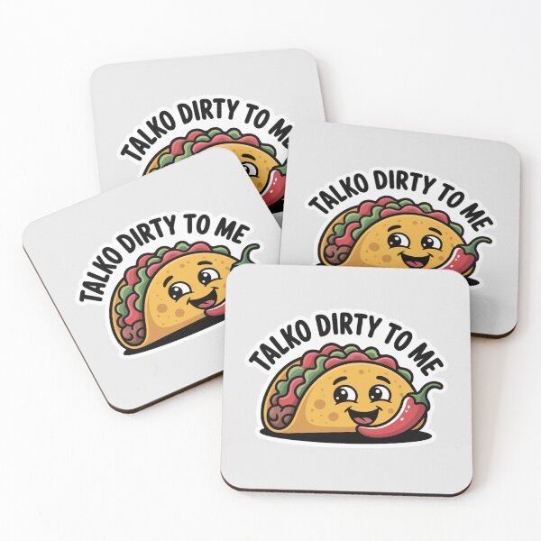 Item preview, Talko Dirty To Me - Funny Flirty Taco Sticker designed and sold by Arthoughts.