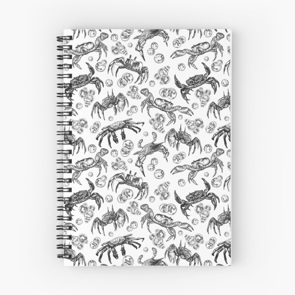 Item preview, Bubble Crabs Monochrome designed and sold by Kelsey Worth.