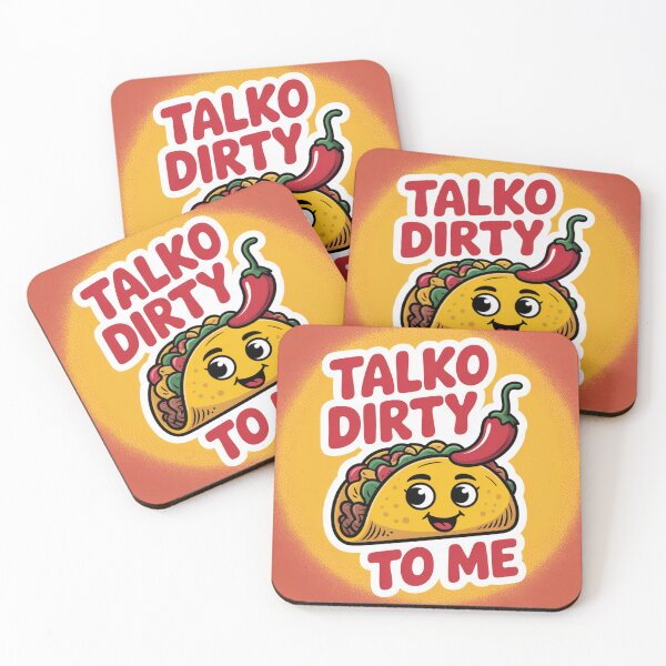 Item preview,  Talko Dirty To Me - Funny Flirty Taco Sticker designed and sold by Arthoughts.