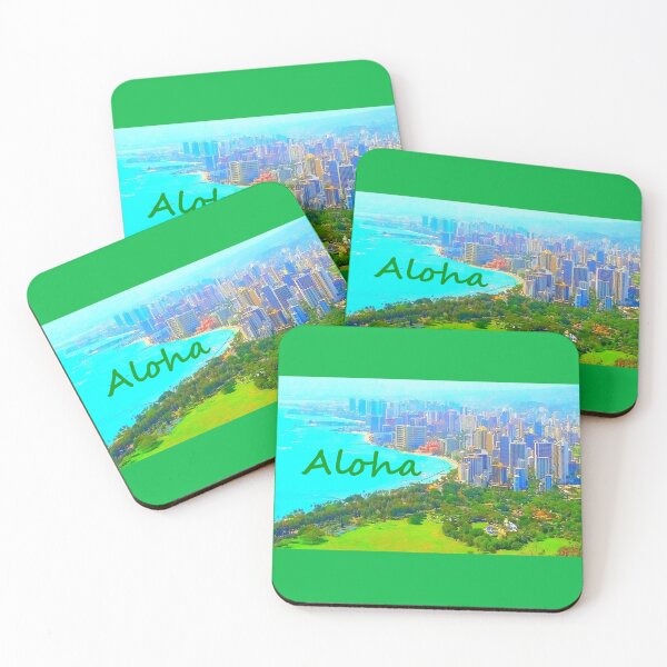 Item preview, Waikiki Bay From Diamond Head II designed and sold by R-F-B.