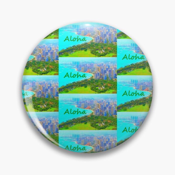 Item preview, Waikiki Bay From Diamond Head II designed and sold by R-F-B.
