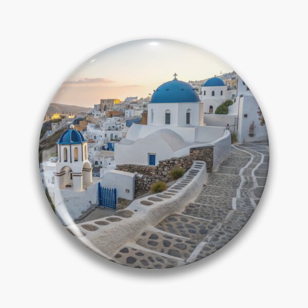 Item preview, Whitewashed Hillside Village Architecture in Greece  designed and sold by elkuni.