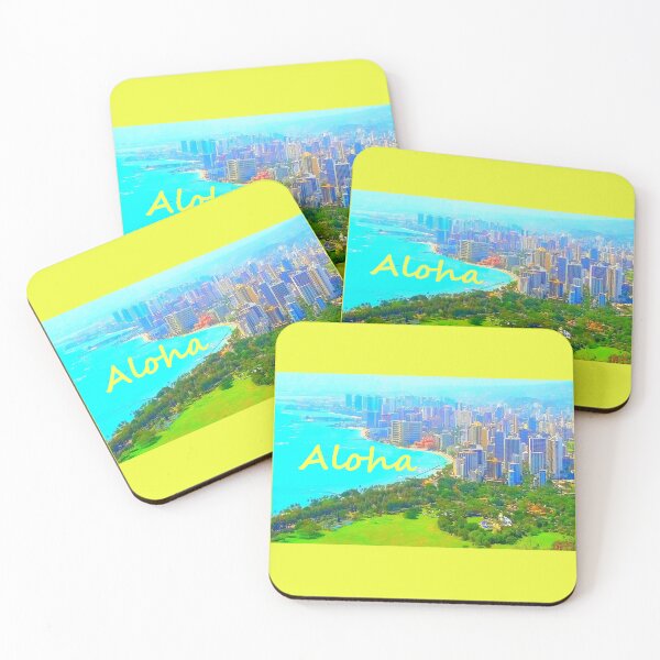 Item preview, Waikiki Bay From Diamond Head III designed and sold by R-F-B.