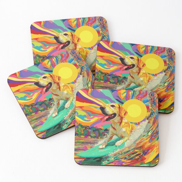 Item preview, Psychedelic Surf Beagle designed and sold by Arthoughts.