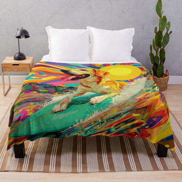 Item preview, Psychedelic Surf Beagle designed and sold by Arthoughts.