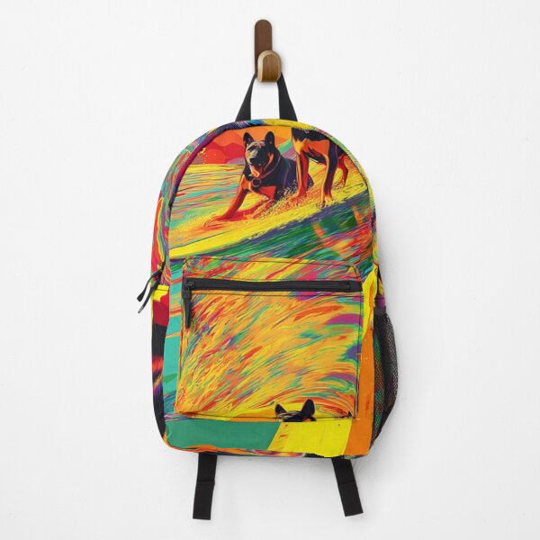 Item preview, Psychedelic Surf German Shepherds designed and sold by Arthoughts.