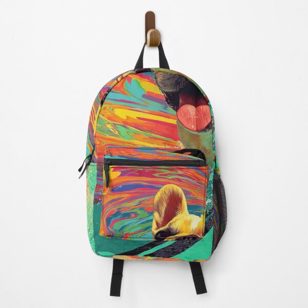 Item preview, Psychedelic Surf French Bulldog designed and sold by Arthoughts.