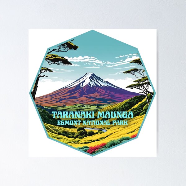 Item preview, Taranaki Maunga Egmont National Park New Zealand designed and sold by NPStudio.