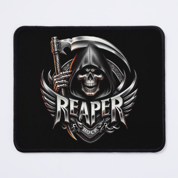 Item preview, Reaper Rock Skull Horror Art Design designed and sold by DeimosArtIntl.