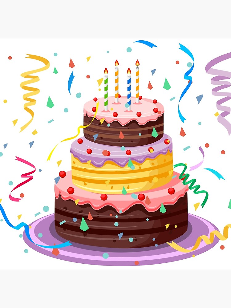 Three Birthday Cakes High-Res Vector Graphic - Getty Images