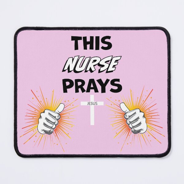 Item preview, This Nurse Prays - Christian designed and sold by BELIEVERS with STYLE.