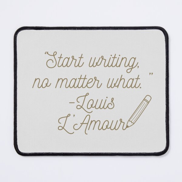 Item preview, Writing Quote designed and sold by ThreadSass.