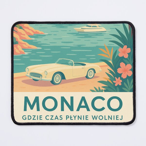 Item preview, Escape to Sunny Monaco – Vintage-Style Poster designed and sold by maritas22.