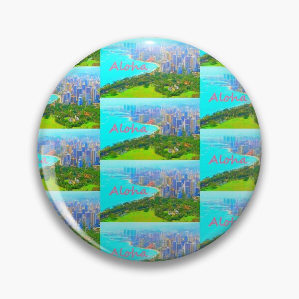 Item preview, Waikiki Bay From Diamond Head IV designed and sold by R-F-B.