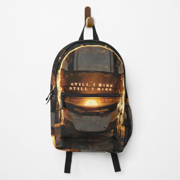 Item preview, Sunrise Drive – Still I Rise Motivational Helmet designed and sold by AI-Only Creations.