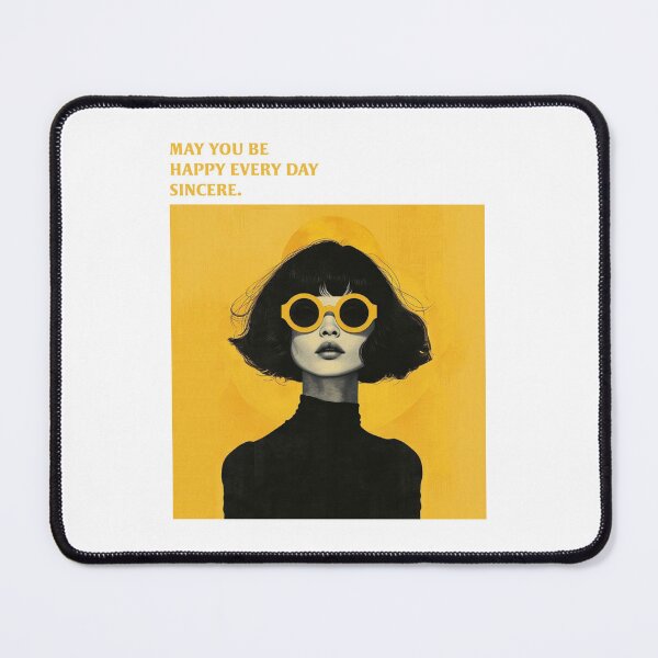 Item preview, May You Be Happy Every Day Retro Art designed and sold by teezzi.