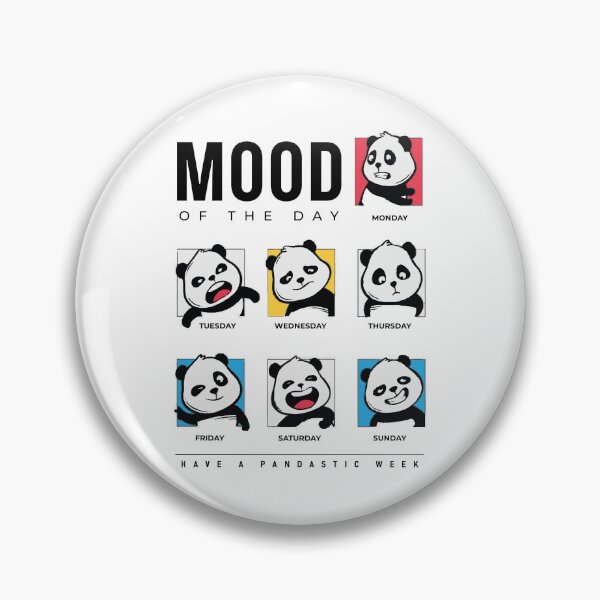 Item preview, Weekly Panda Mood Tracker Chart designed and sold by teezzi.