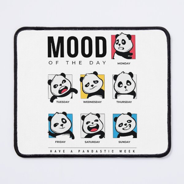 Item preview, Weekly Panda Mood Tracker Chart designed and sold by teezzi.