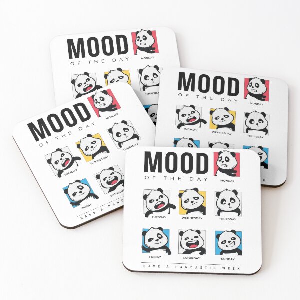 Item preview, Weekly Panda Mood Tracker Chart designed and sold by teezzi.