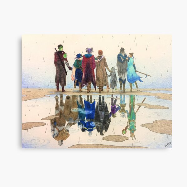 Critical Role | The Reflection Metal Print
