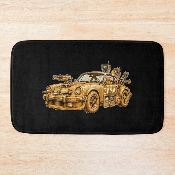 Item preview, The Reds Are Coming Cyberpunk Rust Sports Car designed and sold by Michael van der Hoorn.