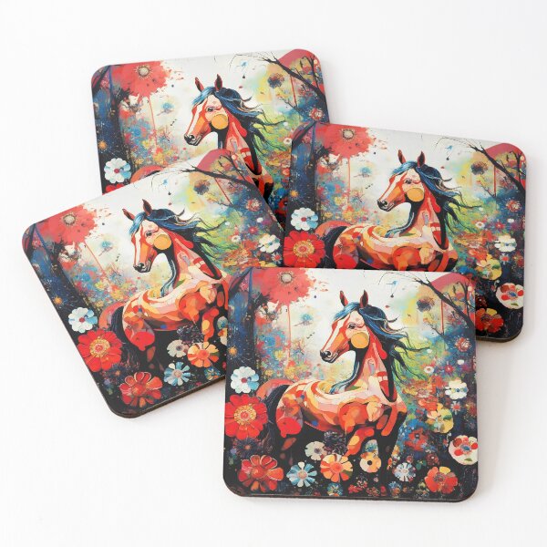 Item preview, A fantastically beautiful red horse. The symbol of the year 2026. designed and sold by Natalia-Vlad.