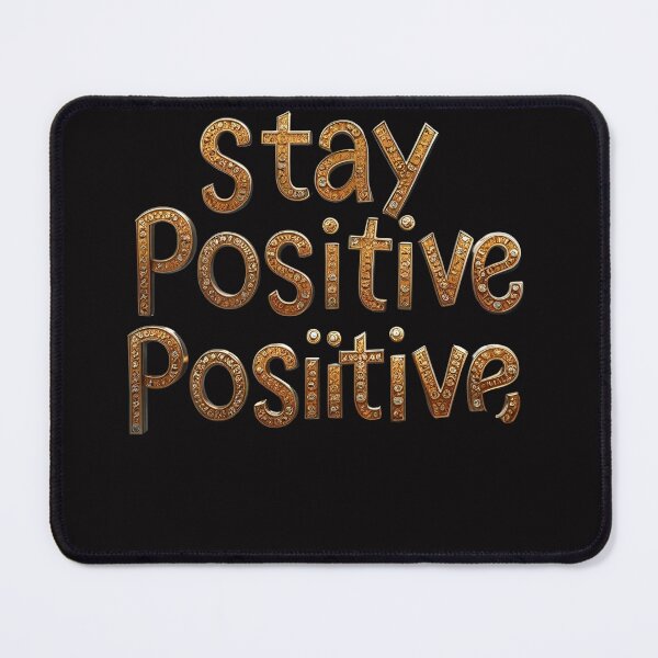Item preview, stay positive designed and sold by ZenFray.
