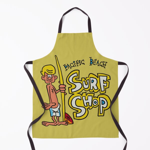 Item preview, Murphy the Surfer - vintage retro sixties Pacific Beach Surf Shop CA. Big Wave rider designed and sold by Kludoman.