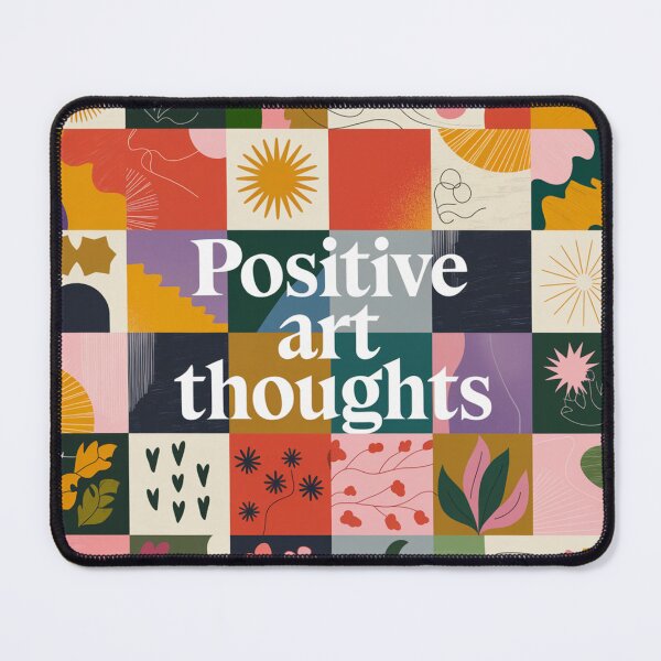 Item preview, Positive Art Thoughts - Colorful Abstract Sticker designed and sold by Arthoughts.