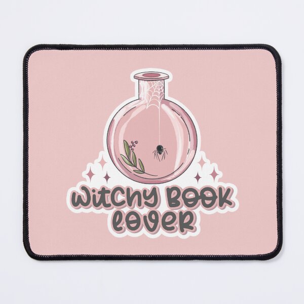 Item preview, Witchy Book Lover Light Pink Sticker designed and sold by ThePoisonPen.