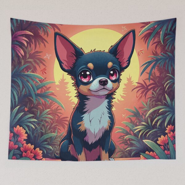 Item preview, Neon Chihuahua Sweet Eyes designed and sold by JonelleTshirts.