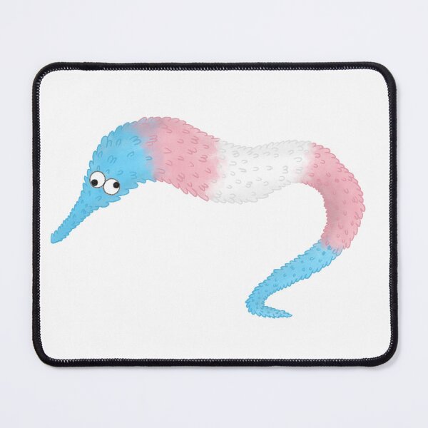 Item preview, trans worm on a string designed and sold by That Autist Artist.