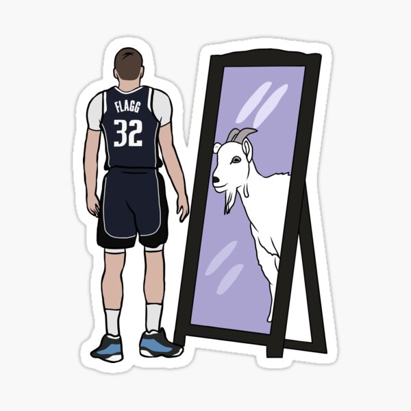 Item preview, Cooper Flagg Mirror GOAT Dallas designed and sold by RatTrapTees.