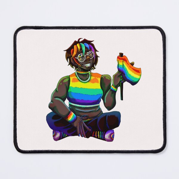 Item preview, (Colorblind-friendly) Queer Pride (Rainbow) - Pride Character Designs designed and sold by GhostArtistArt.