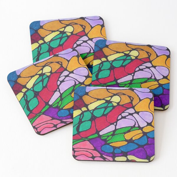 Item preview, Stained Glass Mosaics 2...Available as cell phones cases,art prints,bags,puzzels,postcards,hats,dresses,t-shirts,kids clothes,back packs,socks,clocks,stickers,Etc. designed and sold by born30.