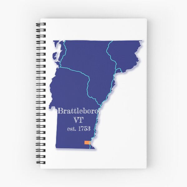 Item preview, Brattleboro, VT [Blue] designed and sold by PhilbonianDezin.
