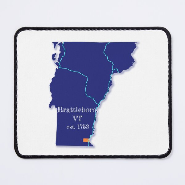Item preview, Brattleboro, VT [Blue] designed and sold by PhilbonianDezin.