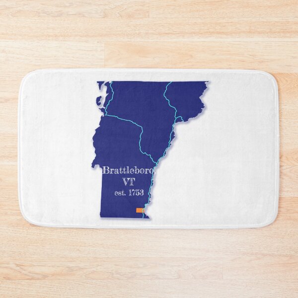 Item preview, Brattleboro, VT [Blue] designed and sold by PhilbonianDezin.