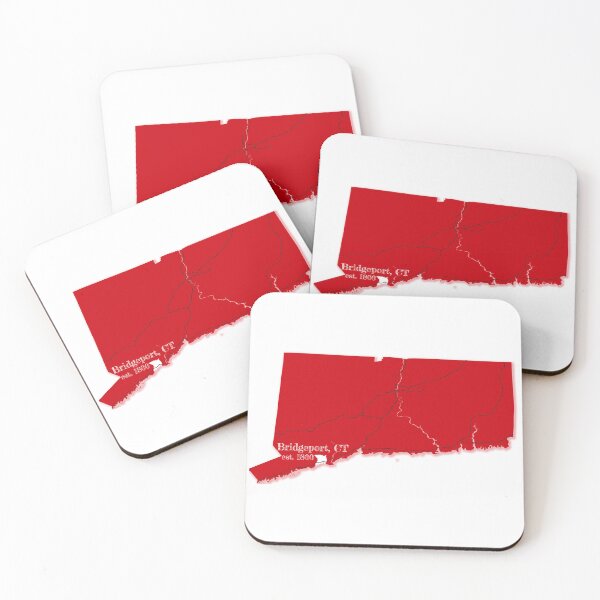 Item preview, Bridgeport, CT [Red] designed and sold by PhilbonianDezin.