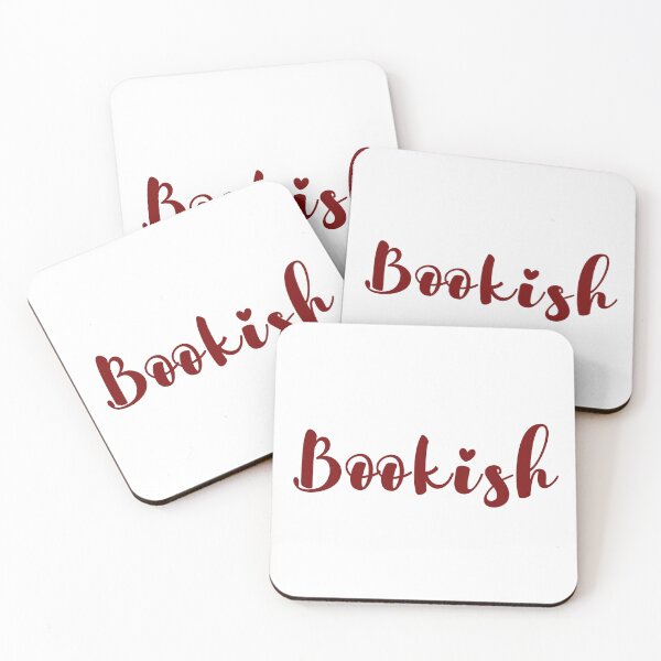 Item preview, Bookish Text Sticker Dark Red designed and sold by ThePoisonPen.