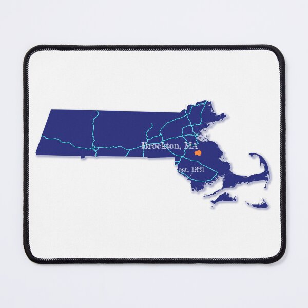 Item preview, Brockton, MA [Blue] designed and sold by PhilbonianDezin.