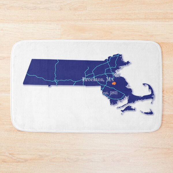 Item preview, Brockton, MA [Blue] designed and sold by PhilbonianDezin.