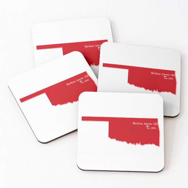 Item preview, Broken Arrow, OK [Red] designed and sold by PhilbonianDezin.