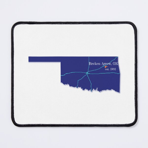 Item preview, Broken Arrow, OK [Blue] designed and sold by PhilbonianDezin.