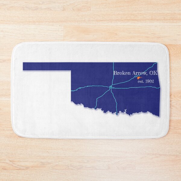 Item preview, Broken Arrow, OK [Blue] designed and sold by PhilbonianDezin.