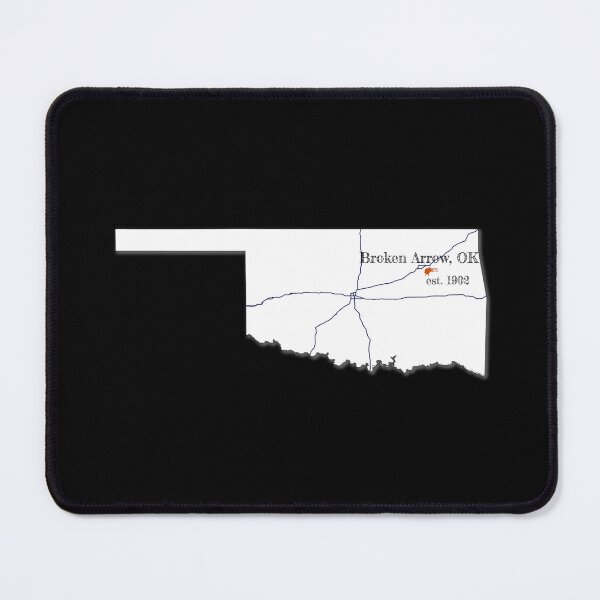 Item preview, Broken Arrow, OK [White] designed and sold by PhilbonianDezin.