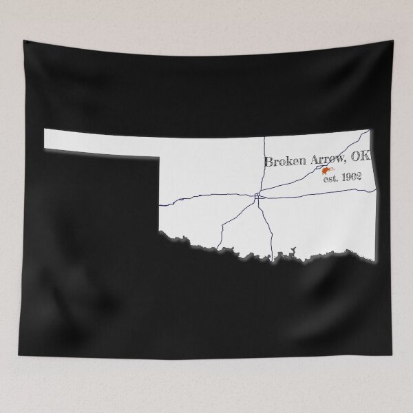 Item preview, Broken Arrow, OK [White] designed and sold by PhilbonianDezin.